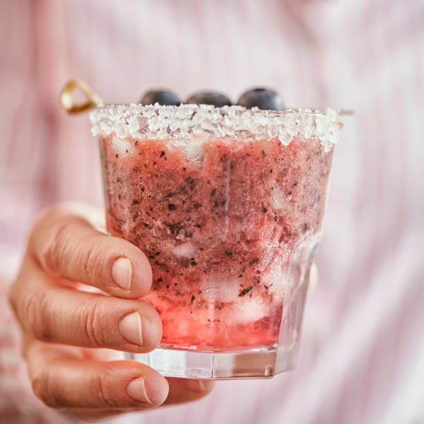 Summer Blueberry Margarita Cocktail