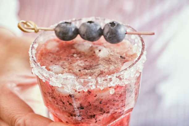 istock Summer Blueberry Margarita Cocktail 958883726