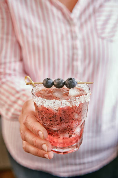 istock Summer Blueberry Margarita Cocktail 958883742