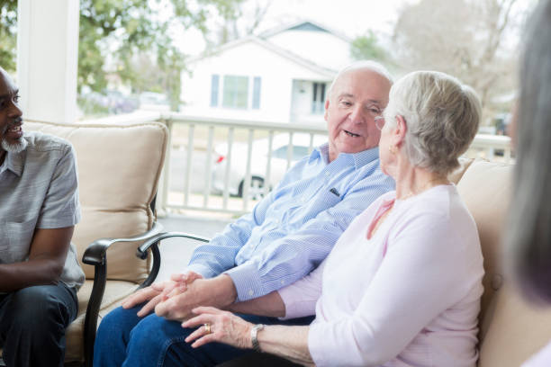 istock Senior couple enjoy time on their porch 958888048