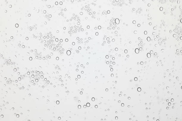 istock Water drops on glass, Rain droplets on glass background. 958891472