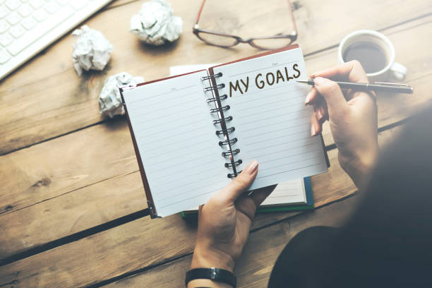 istock woman written my goals text 958909668