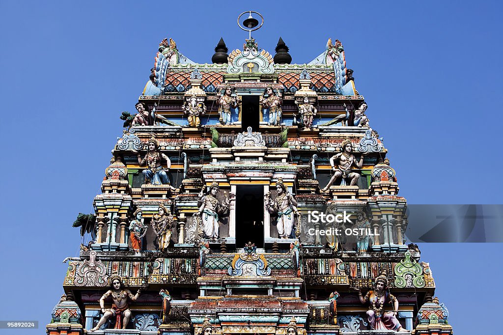 Coloré tour des Vishnu Temple de Cochin - Photo de Architecture libre de droits