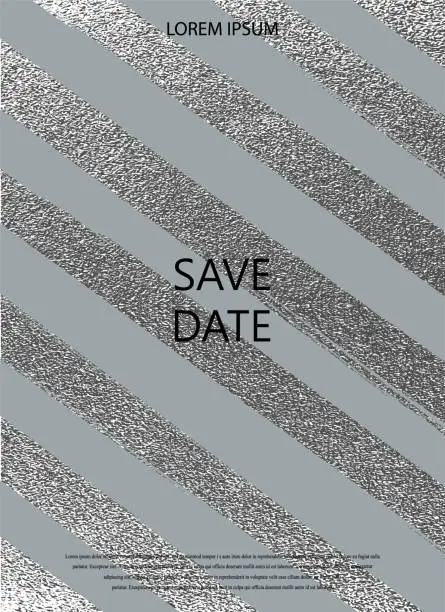 Vector illustration of Silver glossy texture. Metallic pattern. Argent Grunge background .
