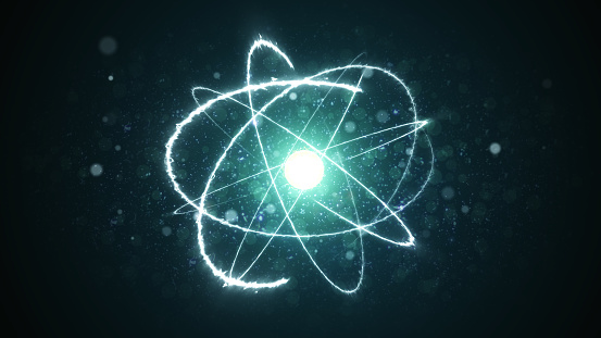 Nuclear Energy Atom Stock Photo - Download Image Now - Proton, Nuclear  Weapon, Radioactive Contamination - iStock