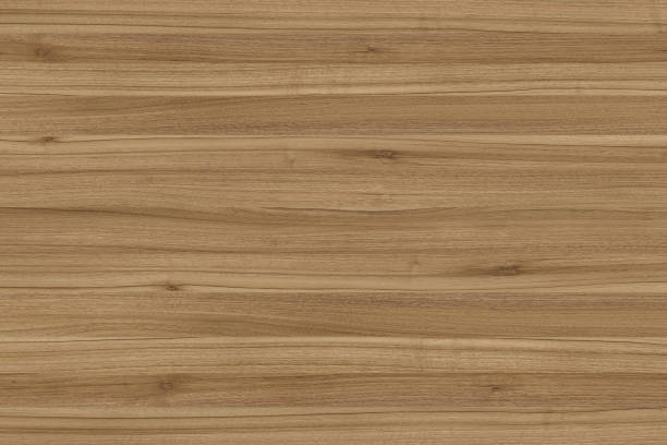 istock Wood texture. Dark brown scratched wooden cutting board. 958945312