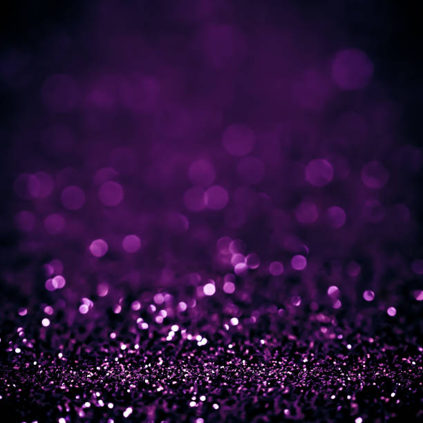 istock Lights on white purple background abstract beautiful blink light with bokeh bright winter and christmas decoration design blur backdrop luxury 958949954