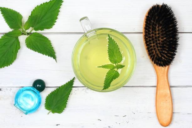 istock Cup of nettle tea for good health 958951232