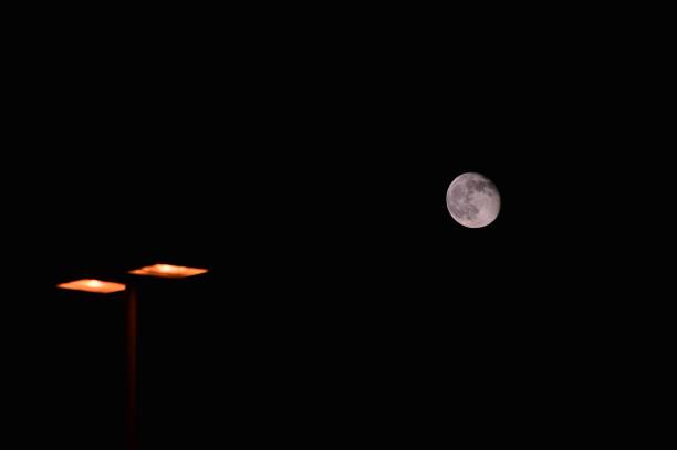 Moonlight at night