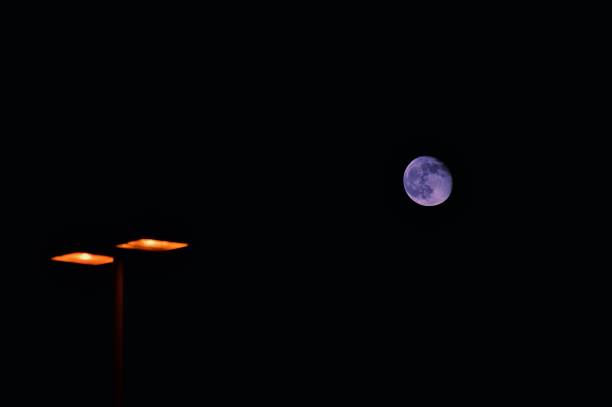 Moonlight at night