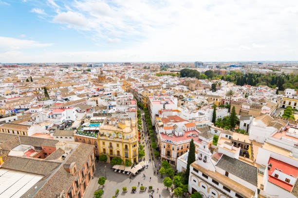 istock panoramic views of Seville old town, Spain 958959930