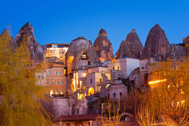 istock Night Goreme city, Turkey 958961364