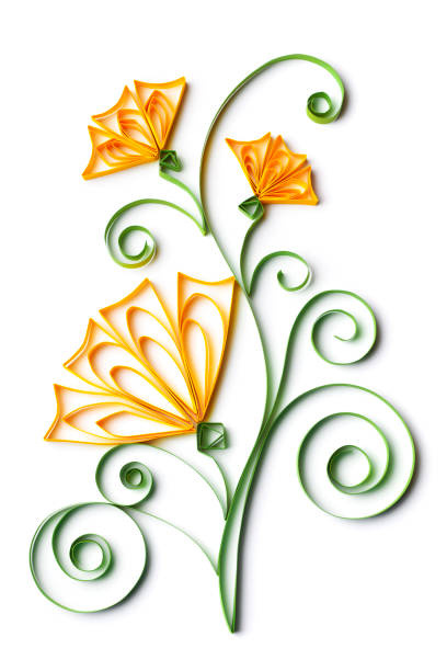 istock Paper Art Quilling  flower 958965946