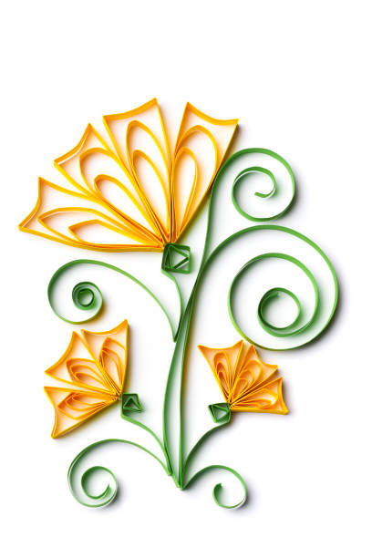 istock Paper Art Quilling  flower 958966104