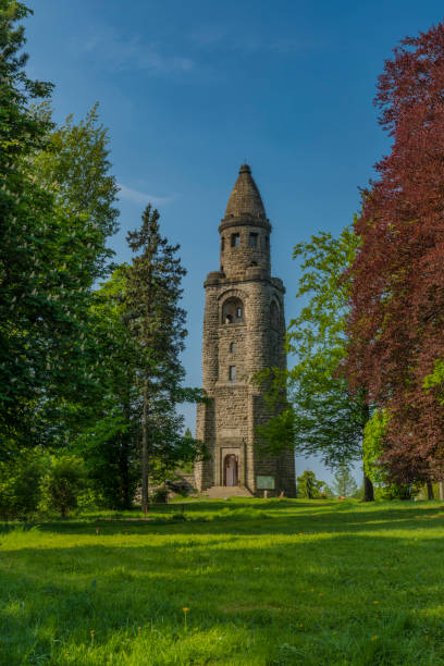 istock Observation tower Haj u Ase in spring morning 958968658