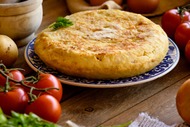 istock still life with spike typical Spanish potato omelette 958971796