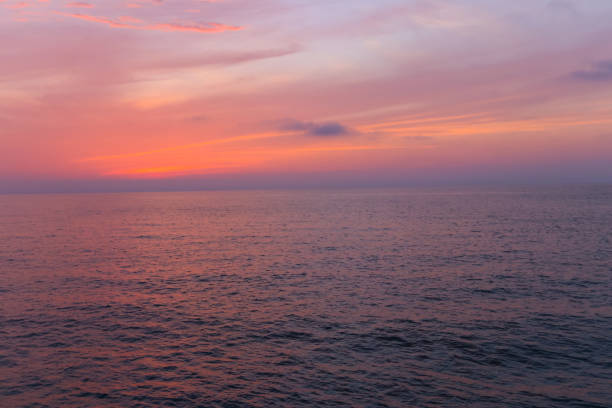 istock Beautiful sunset over the Black sea 958973210