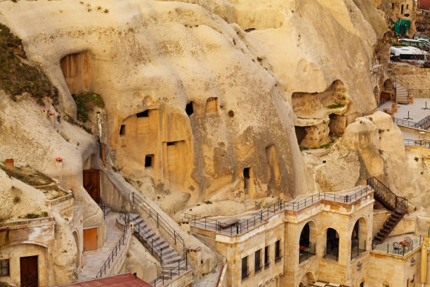 istock Famous cave hotels in Goreme, Capadokkia 958984088