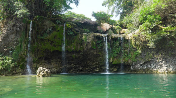istock Beautiful tropical waterfall. Philippines, Luzon 958989806
