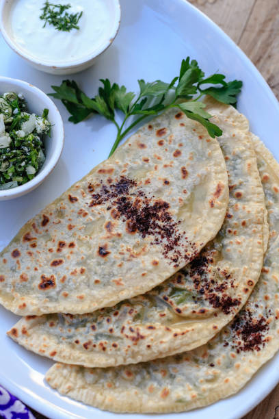 istock Traditional Azerbaijani qutab flatbread 958996452