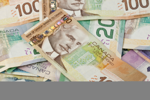 Canadian dinero photo