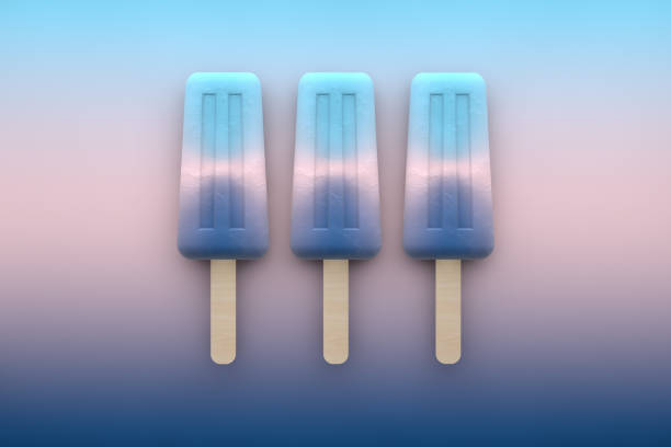 istock Ice cream stick, Popsicle, Minimal summer concept. 959004150