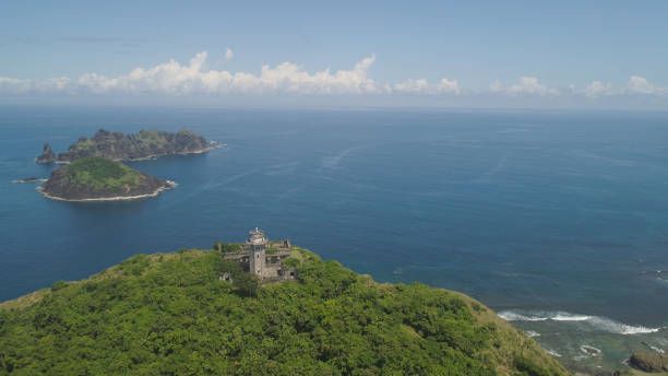 istock Lighthouse in cape engano . Philippines, Palau island 959004624