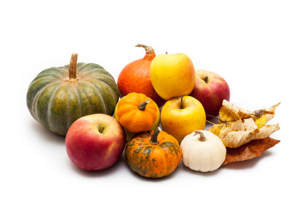istock Colorful pumpkin and squash and apples 959004672