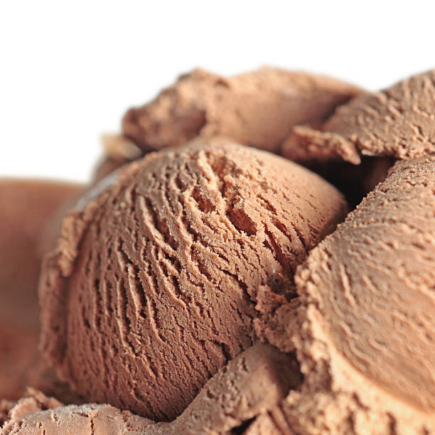 istock Many large scoops of creamy chocolate ice cream 95901633