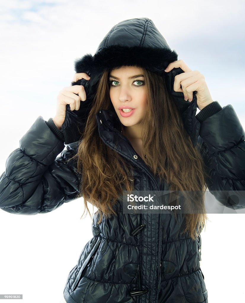 Ragazza inverno - Foto stock royalty-free di Abiti pesanti