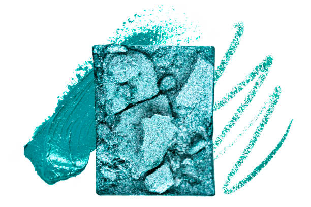 tiny eye shadow on a white background