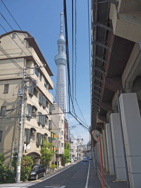 istock Tokyo Sky Tree tower city street 959027854
