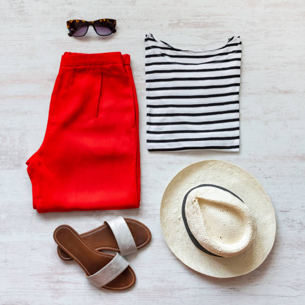 istock Casual spring/summer female clothing set. 959048898