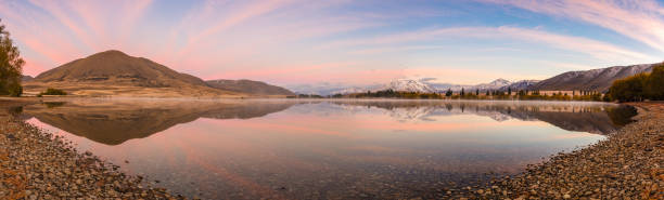 istock Panorama Mountain and lakeside with beautiful sky. 959052520