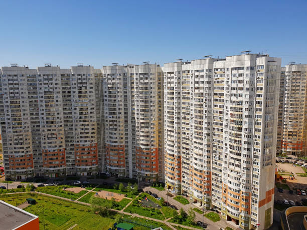 istock Typical multi-storey houses in Khimki, Russia 959060308