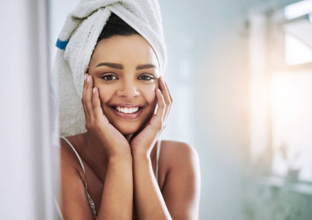 istock Loving the natural shine that my skin has 959085704