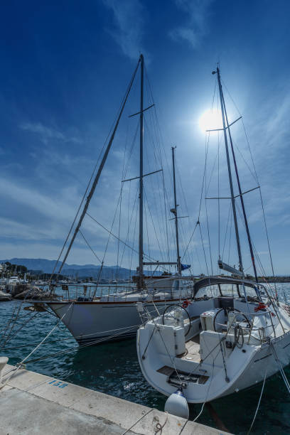istock Yacht parking in harbor 959090674