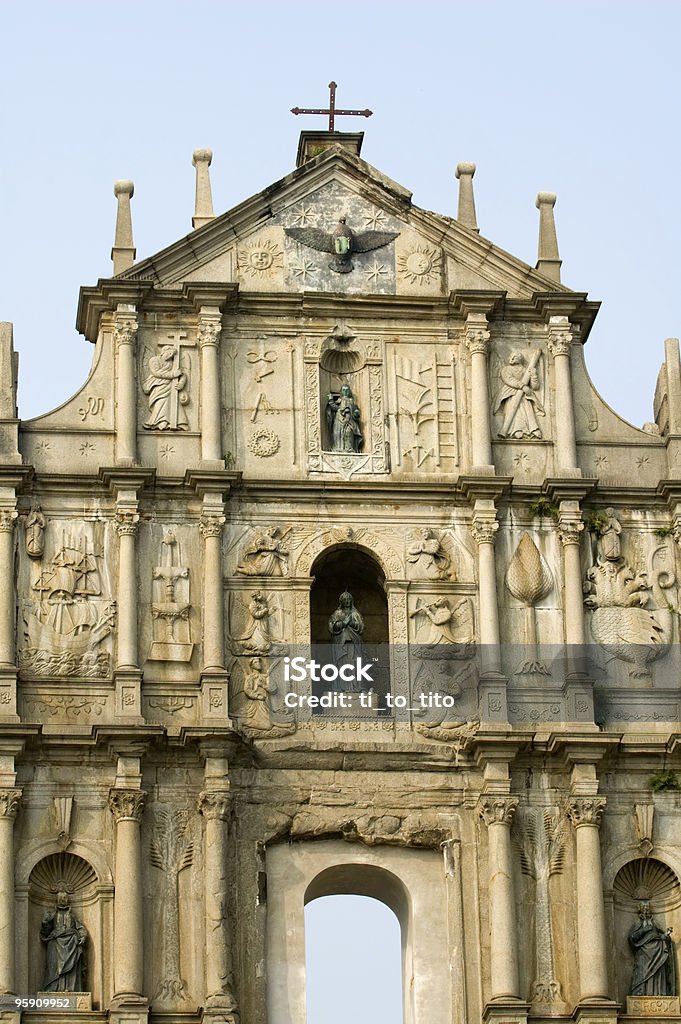 Rovine della Cattedrale di St Paul - Foto stock royalty-free di Architettura