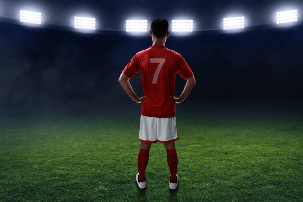 istock Soccer player standing on the field 959099650