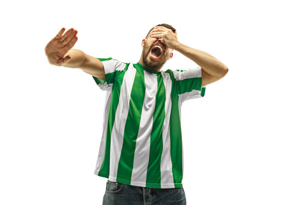 istock The unhappy and sad Irish fan on white background 959134466