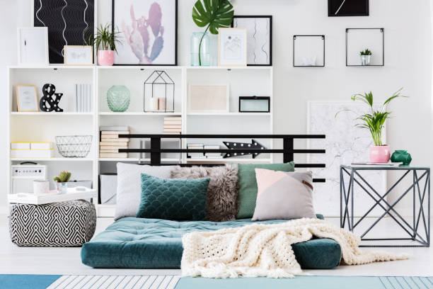 istock Mattress in bright bedroom interior 959135304