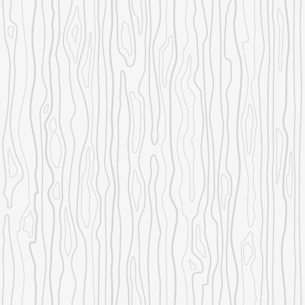 Seamless wooden pattern. Wood grain texture. Dense lines. Abstract background. Vector illustration Stylized texture of wood surface, stripes pattern wood structure. Outline linear drawing, Vector seamless background. wood texture stock illustrations