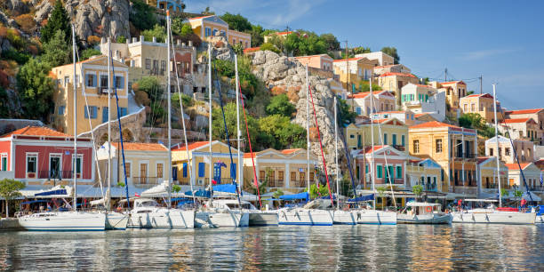 istock Panorama of Symi, Dodecanese island, Greece 959147934