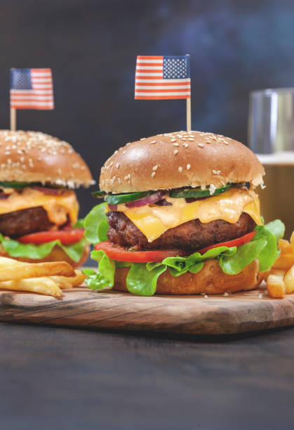istock American Burger for 4th of July 959148102