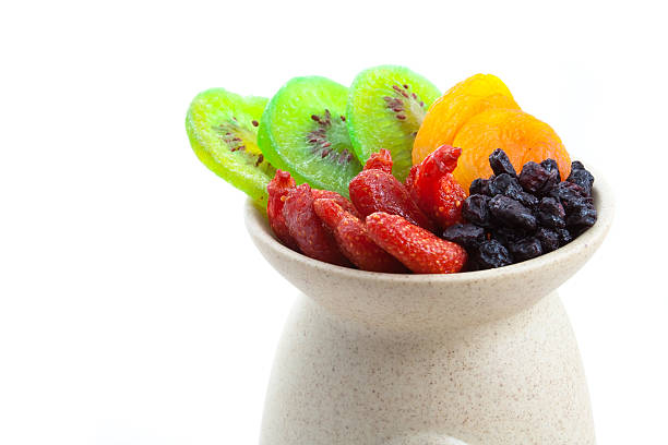 Bowl of fruits stock photo