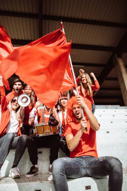 istock supporters screaming at the stadium 959153878