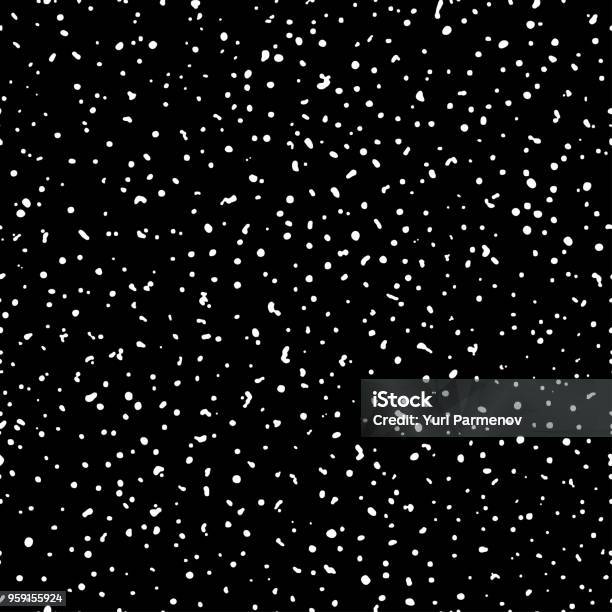 Universum Abstrakte Nahtlose Muster Von Punkten Sterne Im Weltall Dunklen Himmel Milchstraße Galaxy Schwarz Und Weiß Vektor Stock Vektor Art und mehr Bilder von Connect the Dots - englische Redewendung