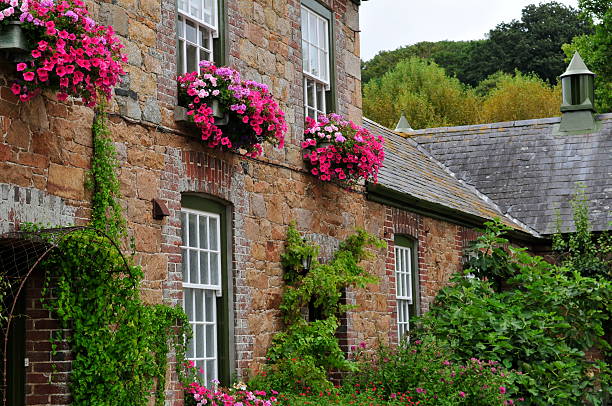 istock Farmhouse in bloom,Jersey. 95915924