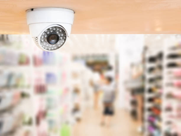 istock CCTV system security inside of stationery store.Surveillance camera installed on ceiling to monitor for protection customer in grocery shop 959166138