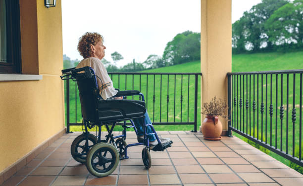 istock Older woman in a wheelchair 959166688